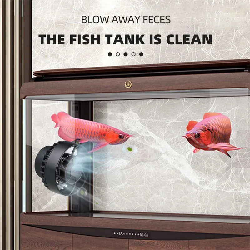Jebao Smart WiFi Controller Aquarium Water Pump Submersible Flow Pumps ALW5-30 For Aquariums Fish Tank Mute Wave Maker Pump Vue