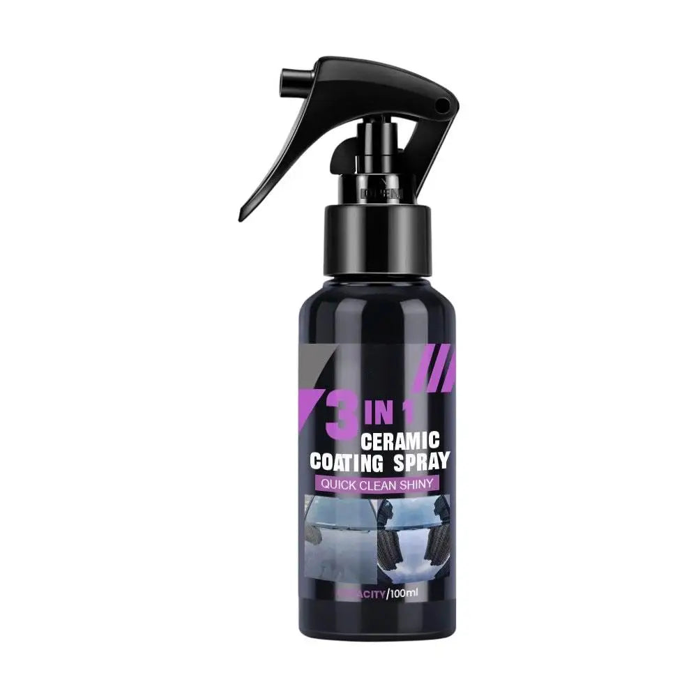 Quickly Cleaning Remove Stains Car Spray Brighten Shiny Car Nano-crystal Coating Agent Car Surface Glass Ceramic Coating Spray Vue 100ml