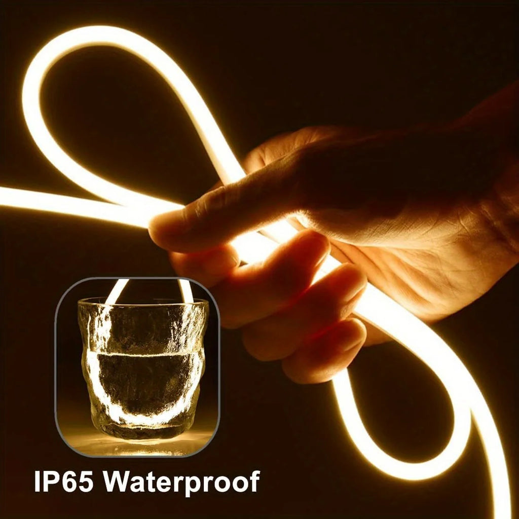 Neon LED Light Strip 5V USB Motion Sensor Dimmer Switch Flexible Waterproof Silicone Neon Sign Rope Tupe For Home Outdoor Decor Vue