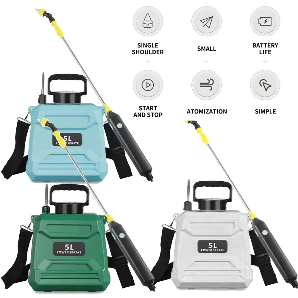 5L Electric Backpack Sprayer for Garden, Farm & Orchard Electric Garden Sprayer Vue
