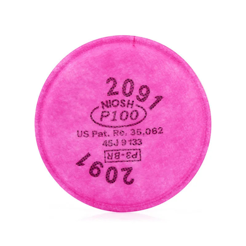New 2pcs 2091/2097 Cotton Filters Replaceable Filtering For 6200/7502/6800 Dust Gas Mask Accessories Painting Spraying Vue