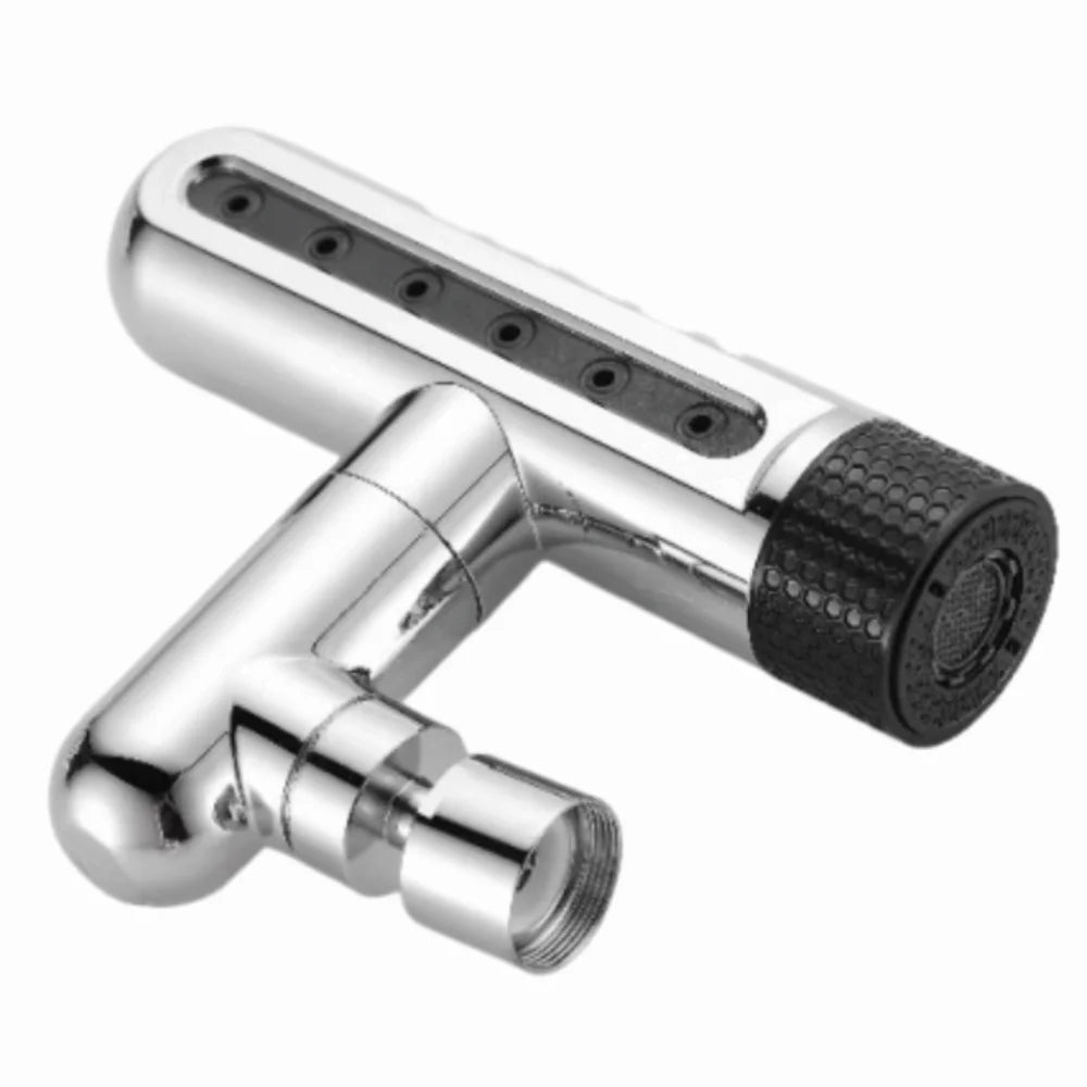6 Modes Kitchen Splash Proof Faucet 360° Rotating Stainless Steel Swivel Waterfall Faucet Universal Replaceable Vue U Shaped Interface