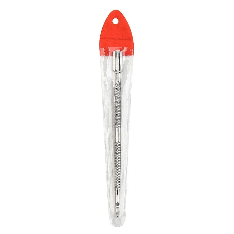 Remover Stainless Steel Double For Pedicure Dead Skin -ended Cuticle Pusher Push Manicure Nail Art Cleaner Care Tool Vue