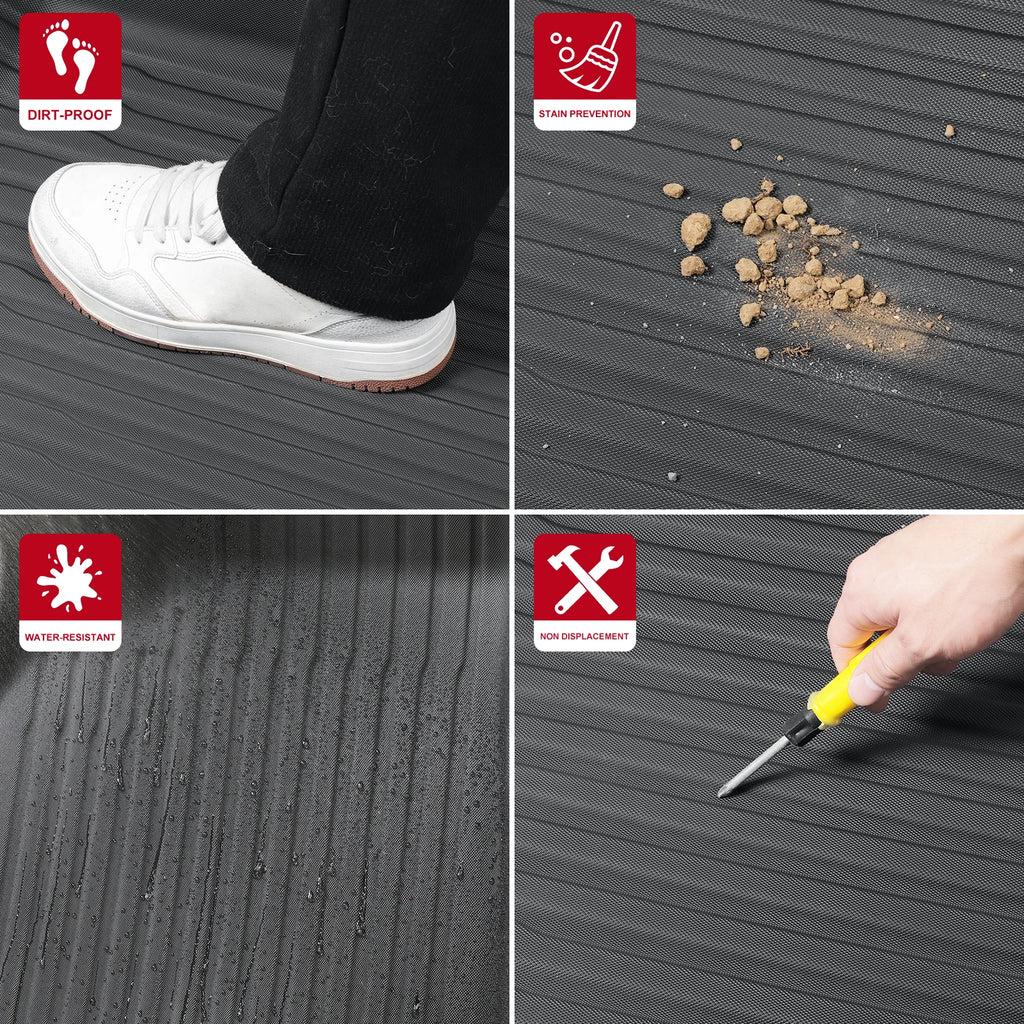 Smabee for ZEEKR X 4Seats/5Seats 2023- 2025 2026 Car All-Weather Cargo Liner Trunk Mat TPE 3D Interior Accessiories Black Vue
