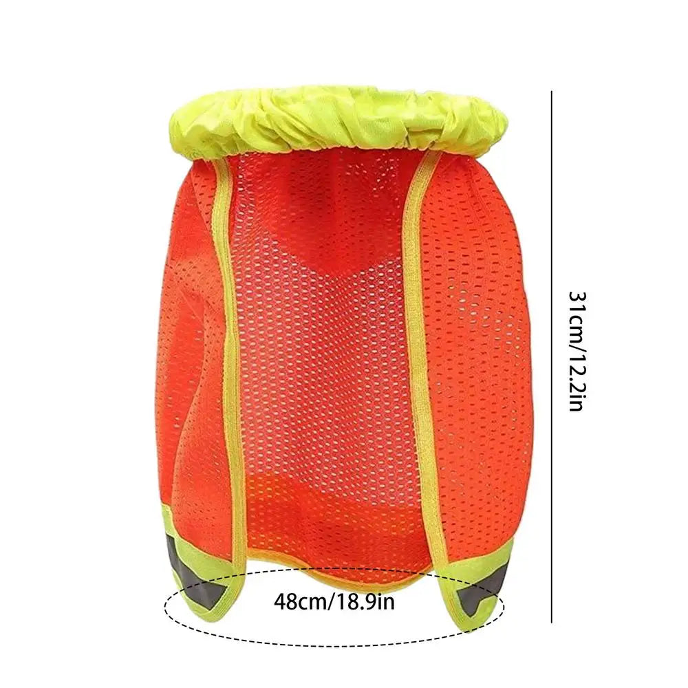 2Pcs Summer Sun Shade Safety Hard Hat Neck Shield Helmets Reflective Hat Brim Reflective Cap Cover for Construction Workers Vue Orange 2pcs