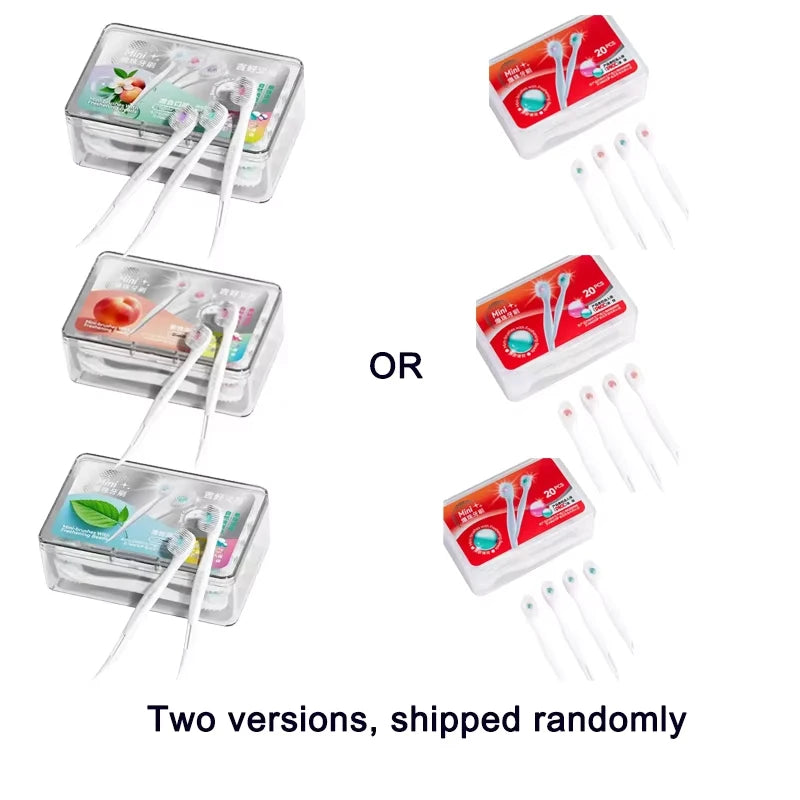 Mini Toothbrush With Toothpaste Exploded Bead Toothbrush Disposable Adult Cleaning Toothbrush Portable Travel Toothbrush Vue