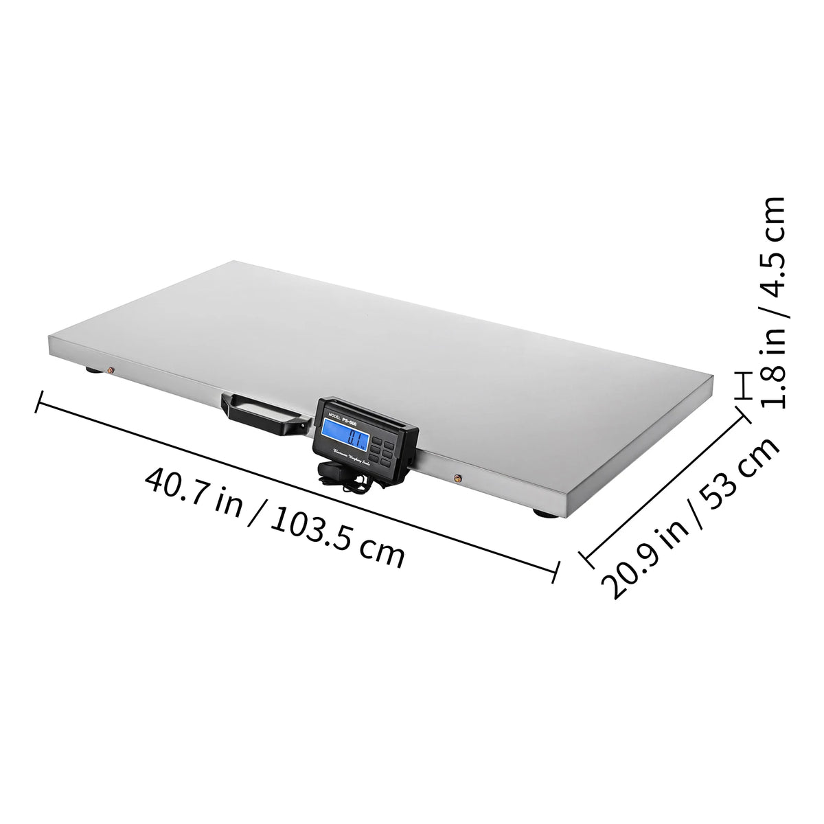 Digital Livestock & Pet Scale 440–1100 lbs | Stainless Steel Digital Livestock Scale Vue 1100LBS United States