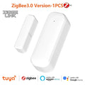 ZigBee Door Window Sensor Wireless Magnetic Alarm Detector Home Security Anti-Theft APP Control Works with Tuya Alexa Google Vue zigbee