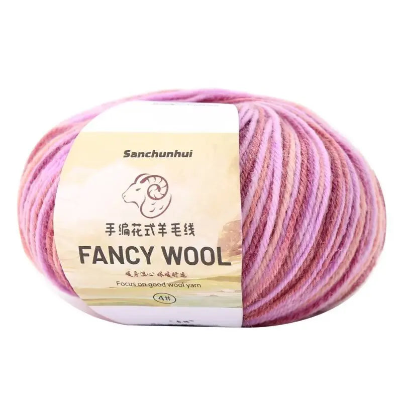 50g/roll Merino Wool Yarn Baby Soft Non-itchy Breathable Lightweight Yarn for Knitting Crochet, Baby Blanket Scarf Hat Sweater Vue