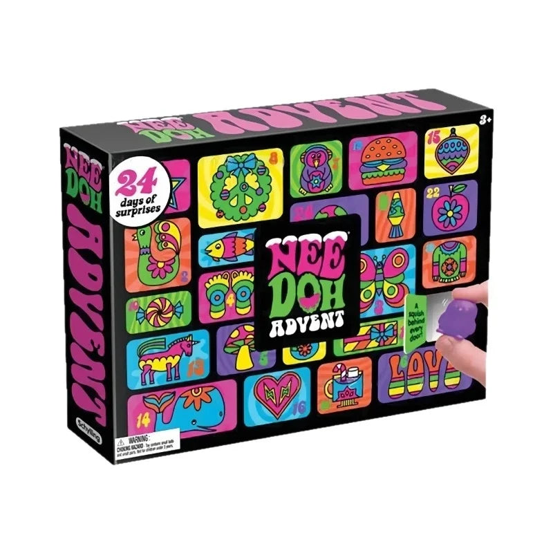 Squishy Blind Box Advent Calendar Squeeze Toy Gift Set Sensory Surprise For Kids Party Stocking Stuffer Christmas Easter Vue
