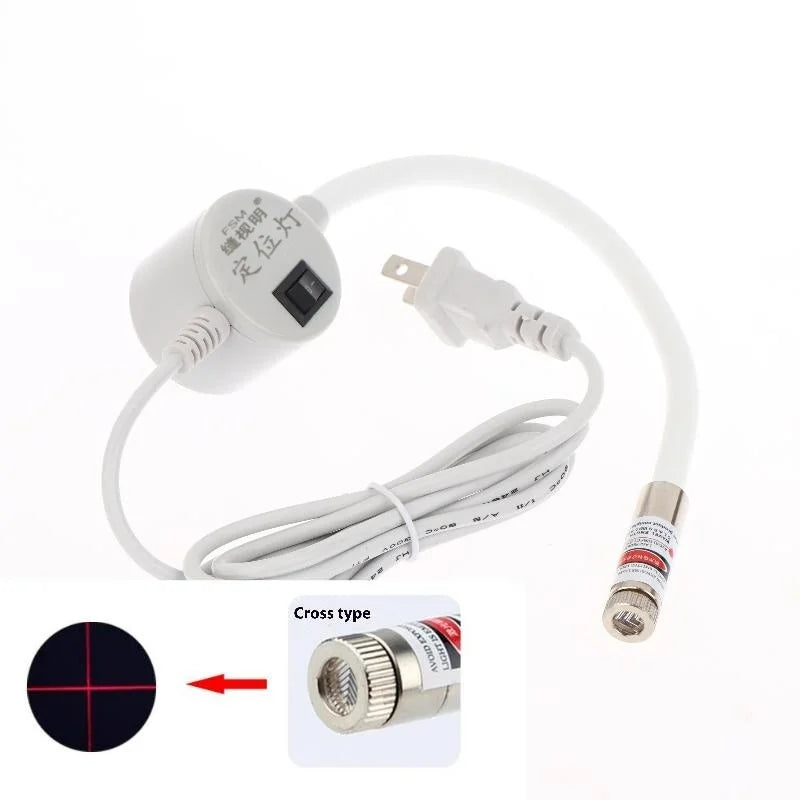 FSM Point Laser Work Light for Precision Sewing Machine- 1Pcs Vue Red cross 5mw