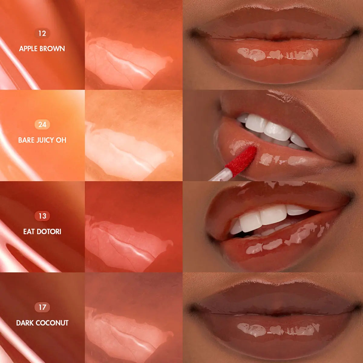 rom&nd THE JUICY LASTING TINT-12 Shades,Lightweight Hydrating,Lip Stain,Lip Glosses,Luxury Makeup,Korean Cosmetic,Korean Makeup Vue