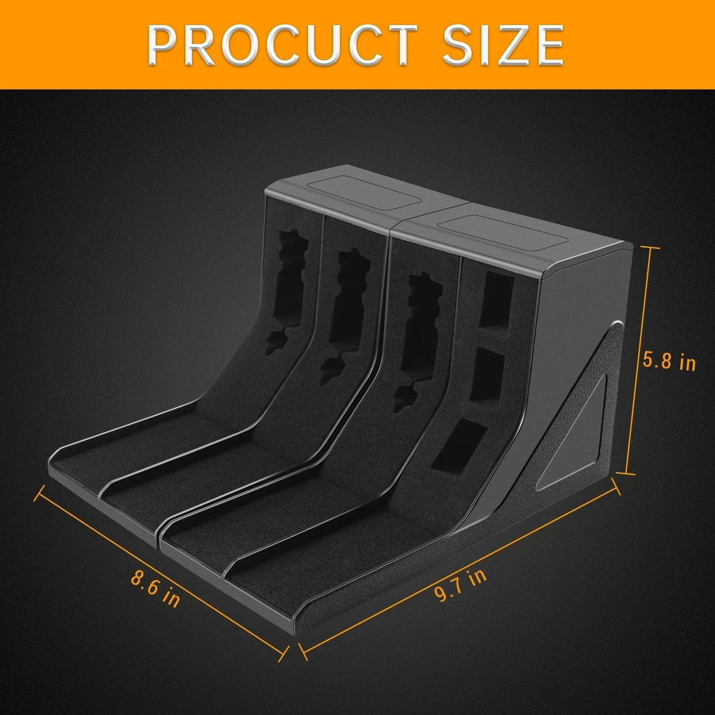 Pistol Rack Universal Protective Holster For Handgun Gun Safe Cabinet Storage Modular Handgun Rack Organizer Accessory Vue