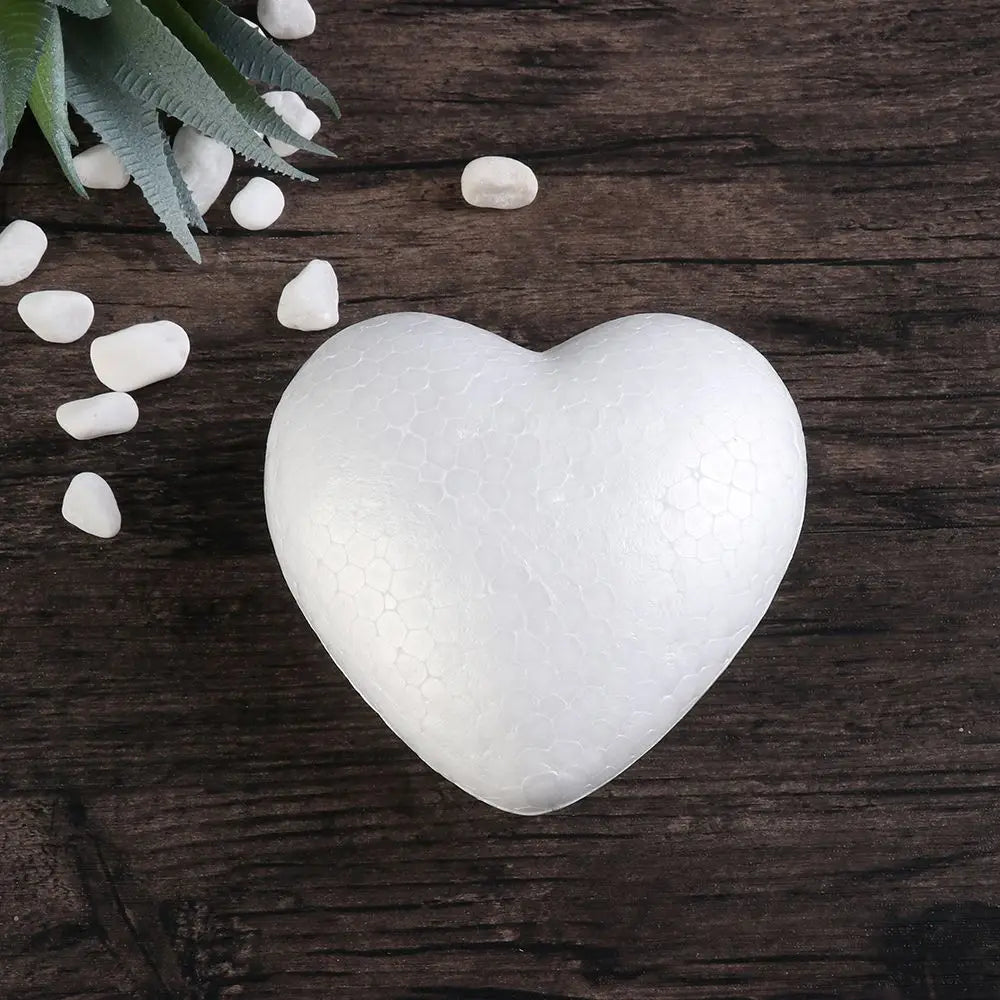 6 8 5 10 Heart Foam Mould White Craft Balls Styrofoam Modelling Vue