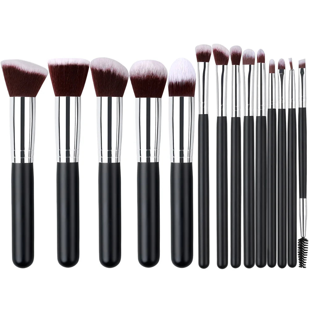 Professional Makeup Brushes Set 14/16Pcs Soft Fluffy Contour Sculpting Brush Powder Blush Blending Cosmetic Face Beauty Tools Vue