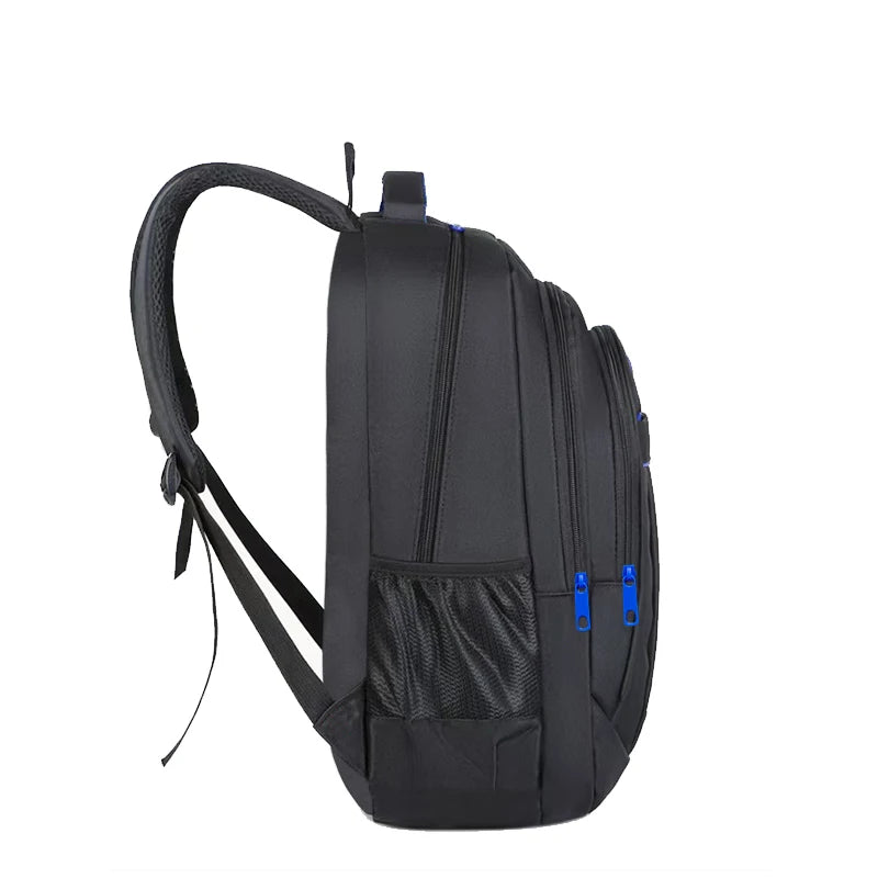 Reliable Multi-pocket Daypack Durable Nylon Backpack Reflective Strip