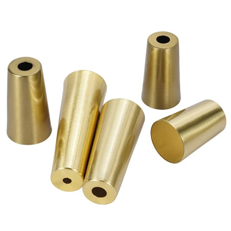 Safety Mat Bottom Safe Pad Furniture Iron Foot Cover Copper Tip Brushed Brass Table Chair Cylinder/Conical Cap Protector Bottom Vue