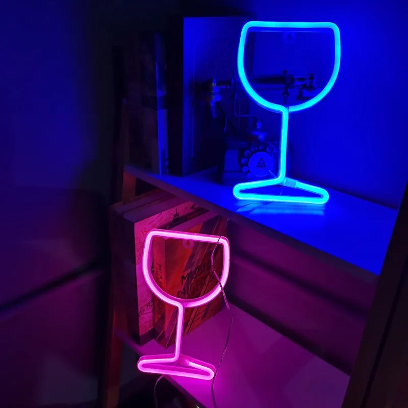 Cheers Beer Mug Bottle Neon Sign LED Wall Art for Bar Pub Home Man Cave Decor Party Wall Lighting with Design Romantic Ambiance Vue