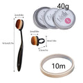 Complete Smooth Precision Heat Erasable Marking Cream with Tape Brush for Embroidery Sewing Quilting Cotton Linen Denim Vue 1 kit