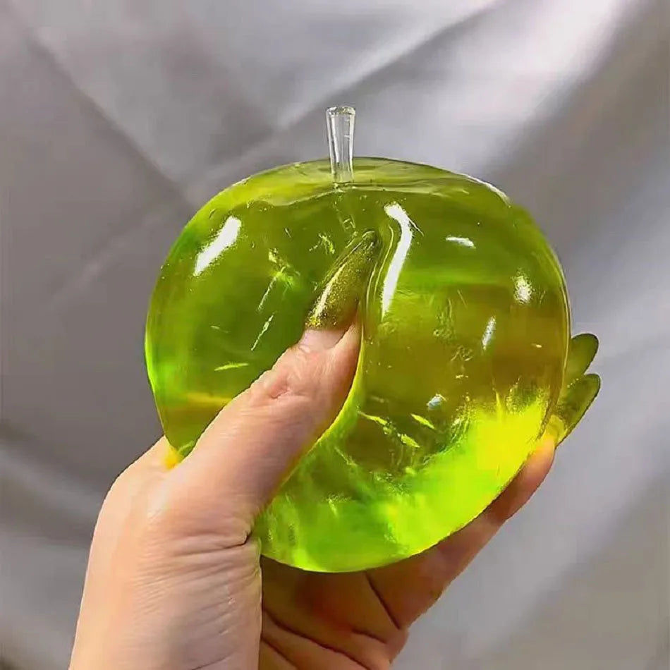 Blue Maltose Squishy Toys Anti Stress Sensory Fidgets Toy Soft Simulated Transparent Blue Maltose Slow-rebound Decompression Toy Vue
