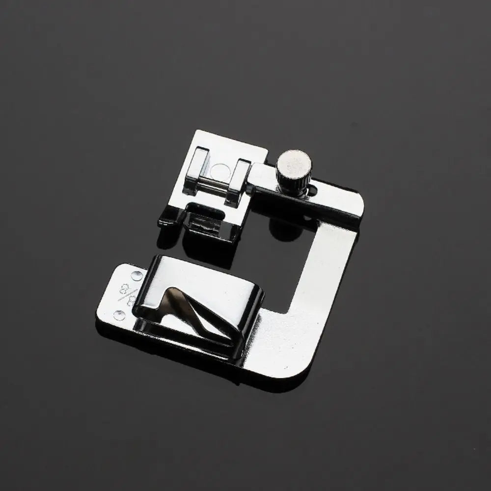 6-25mm Rolled Hem Presser Foot Snap-On Multifunctional Hemming Presser Foot Adjustable Width Universal Narrow Hemmer Foot Vue