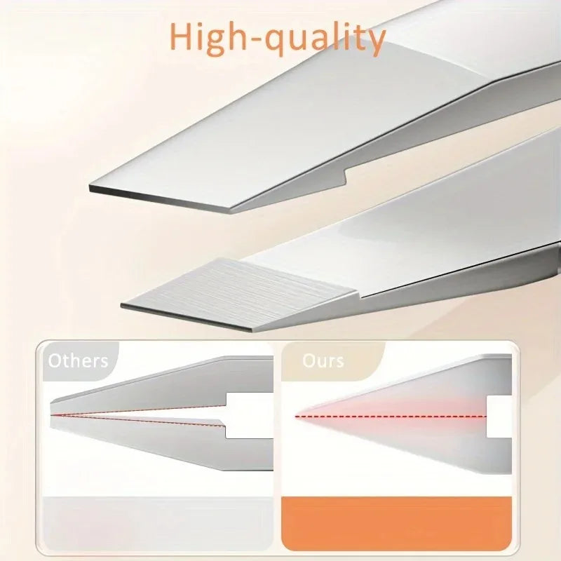 4pcs Professional Tweezers Set - Perfect For Eyebrow Hair Removal, Splinter & Ingrown Hair Removal & For Men & Women Vue