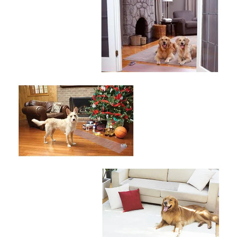 Pet Training Mat Electrostatic Isolation Blanket Cat Dog Repellent Pad Prevent Pets Damage Protected Areas Pet Barrier Mat Vue