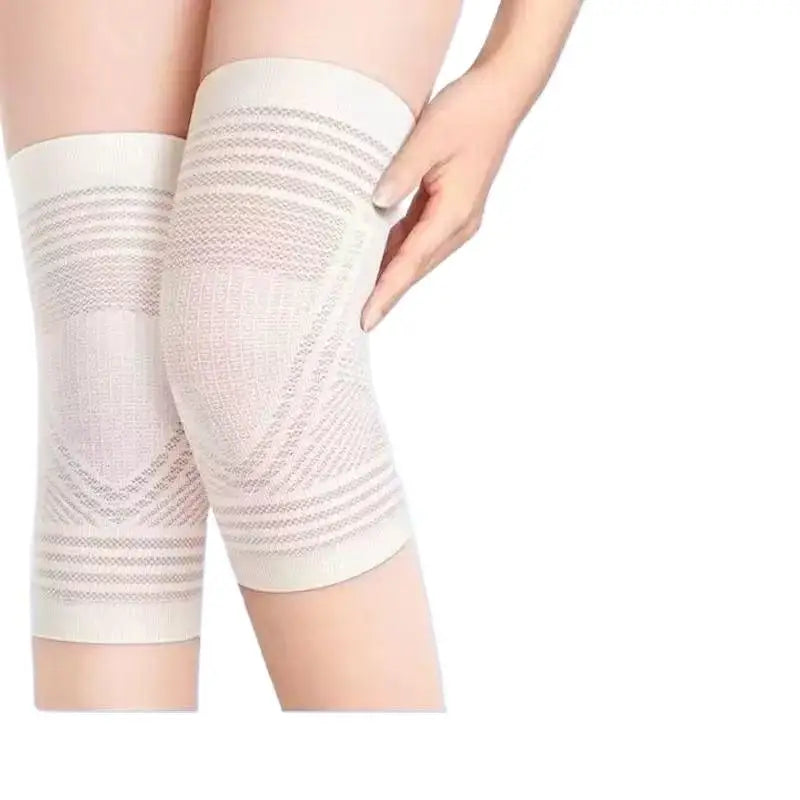 1Pair Summer Knee Cover Breathable Non-slip Joint Pain Relief Kneepads Vue