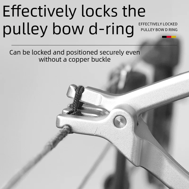 Aluminum Alloy Archery D Loop Pliers Compound Bow D Ring Installation Tool Bowstring D Loop Adjust Shooting Accessories Vue