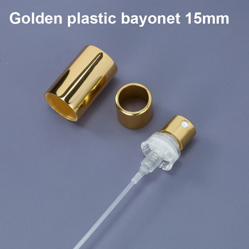 13mm 15mm 18mm Fine Mist Sprayer Nozzle Bayonet Type Spray Pump for 15mm Aluminum Bottle Replacement Bottle Cap Accessories Vue A10