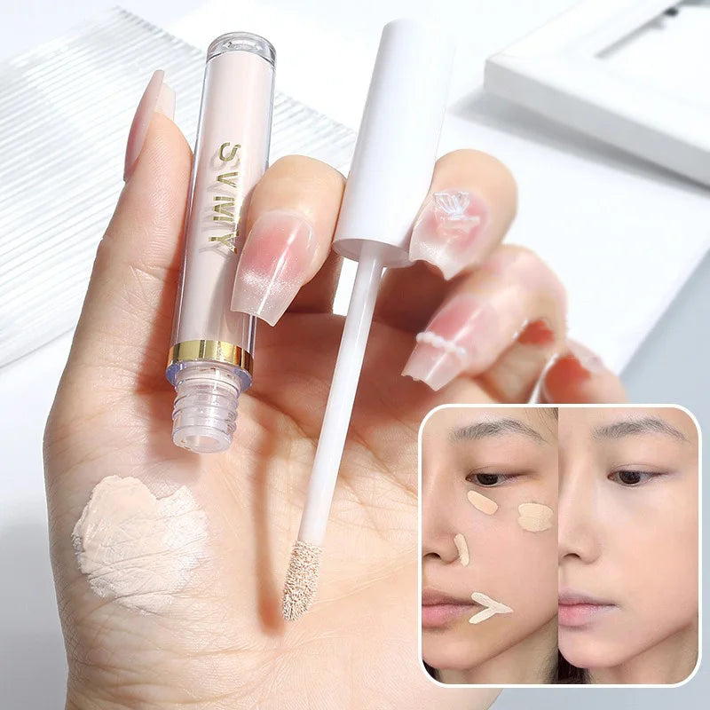 4 Colors Silky Concealer Foundation Cream Cover Acne Marks Spots Dark Eye Circles Face Brightening Skin Whitening Concealer Vue