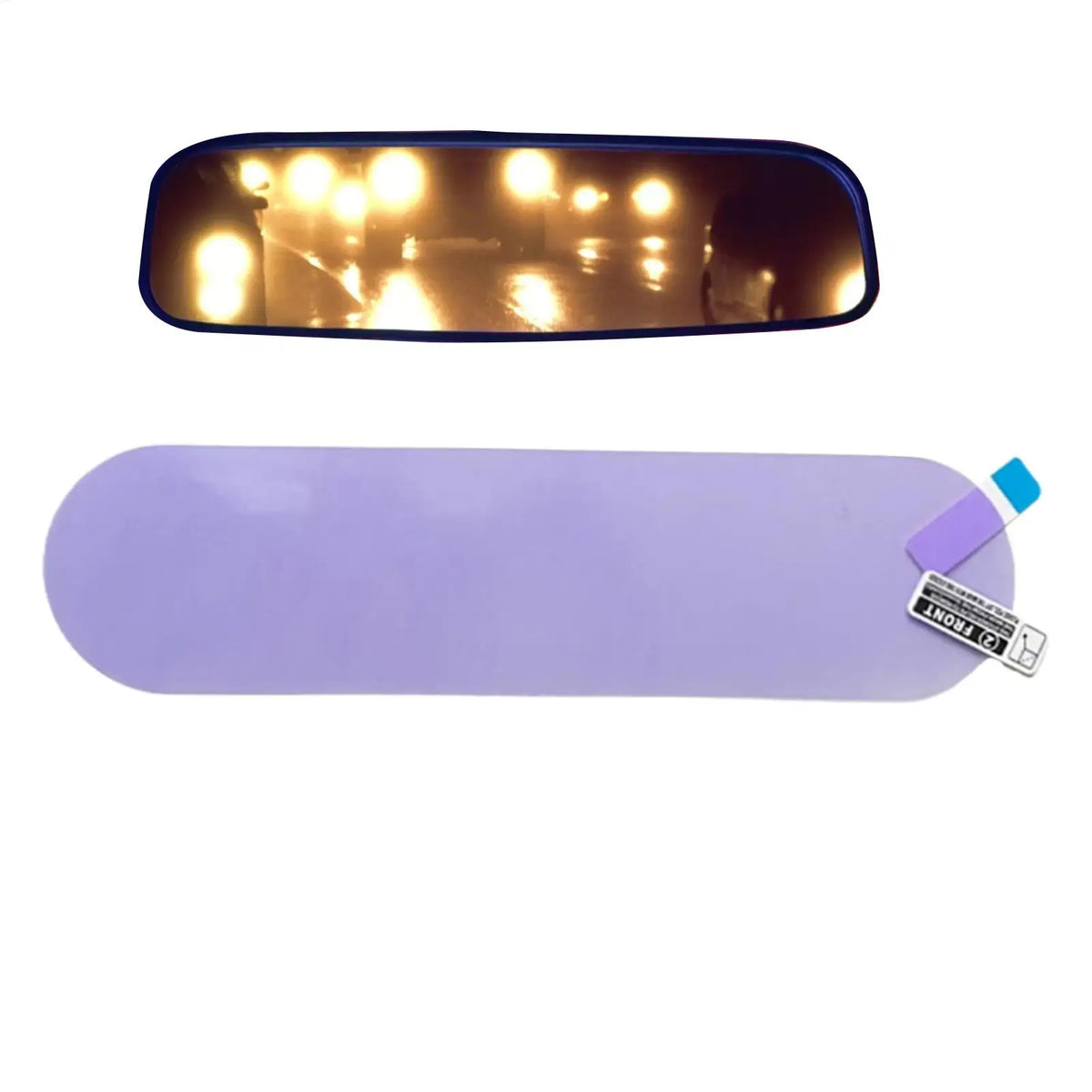 PET Anti-glare Car Interior Mirror Film Auto Night Reversing Glare Protection Sticker Accessories Rearview Mirror Anti Fog Film Vue