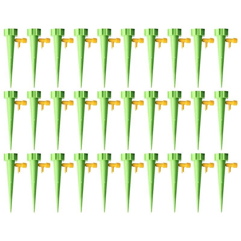 10/30/50PCS Automatic Watering Device Business Trip Timing Adjustable Watering Artifact Household Water Dispenser Water Dispe Vue Green-30PCS