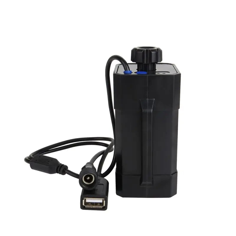 Hot-18650 Waterproof Battery Pack Case Housing Cover For Bicycle Bike Vue Black