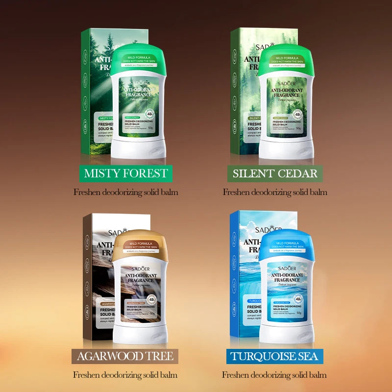 50g of Fresh Deodorant Solid Cream, Multiple Packaging Options, for Daily Use, Effectively Controls Underarm and Body Odor, Gentle Skin Care Formula, Suitable for Both Men and Women, Suitable for All Skin Types Vue