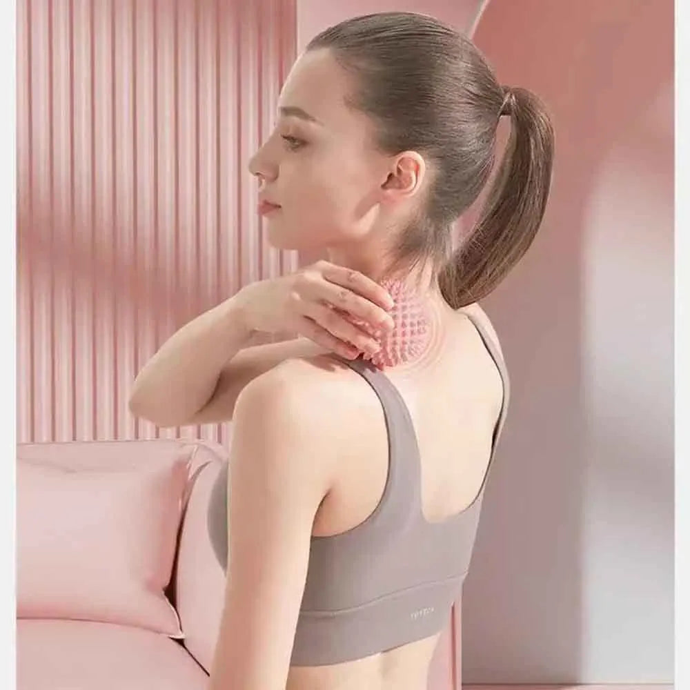 Spiky Hedgehog Massage Ball Deep Tissue Trigger Point Myofascial Release Muscle Pain Relief Yoga Shoulder Neck Foot Relaxation Vue