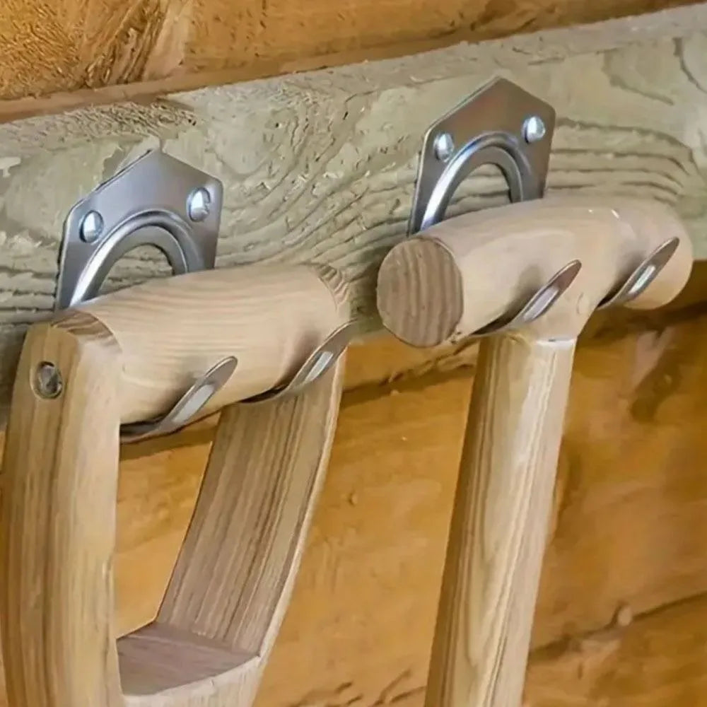 10Pcs Heavy-Duty Wall Hooks Durable Multi-Purpose Tool Storage Hooks Easy Install with Screws Hose Storage Hook Kitchen Storage Vue