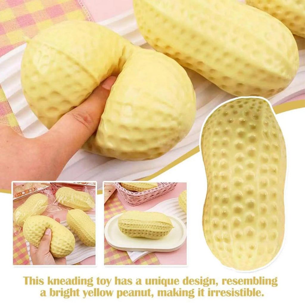 P eanut Soft Slow Rising Squeeze Toys Sensory Fidget Game For Adults Kids Teens Office Home Travel Calming Stress Relief Party Vue