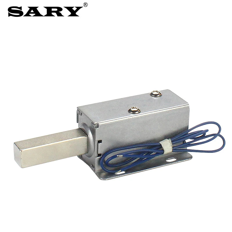 DC12V electromagnetic lock extended latch electric lock small drawer cabinet door lock Vue