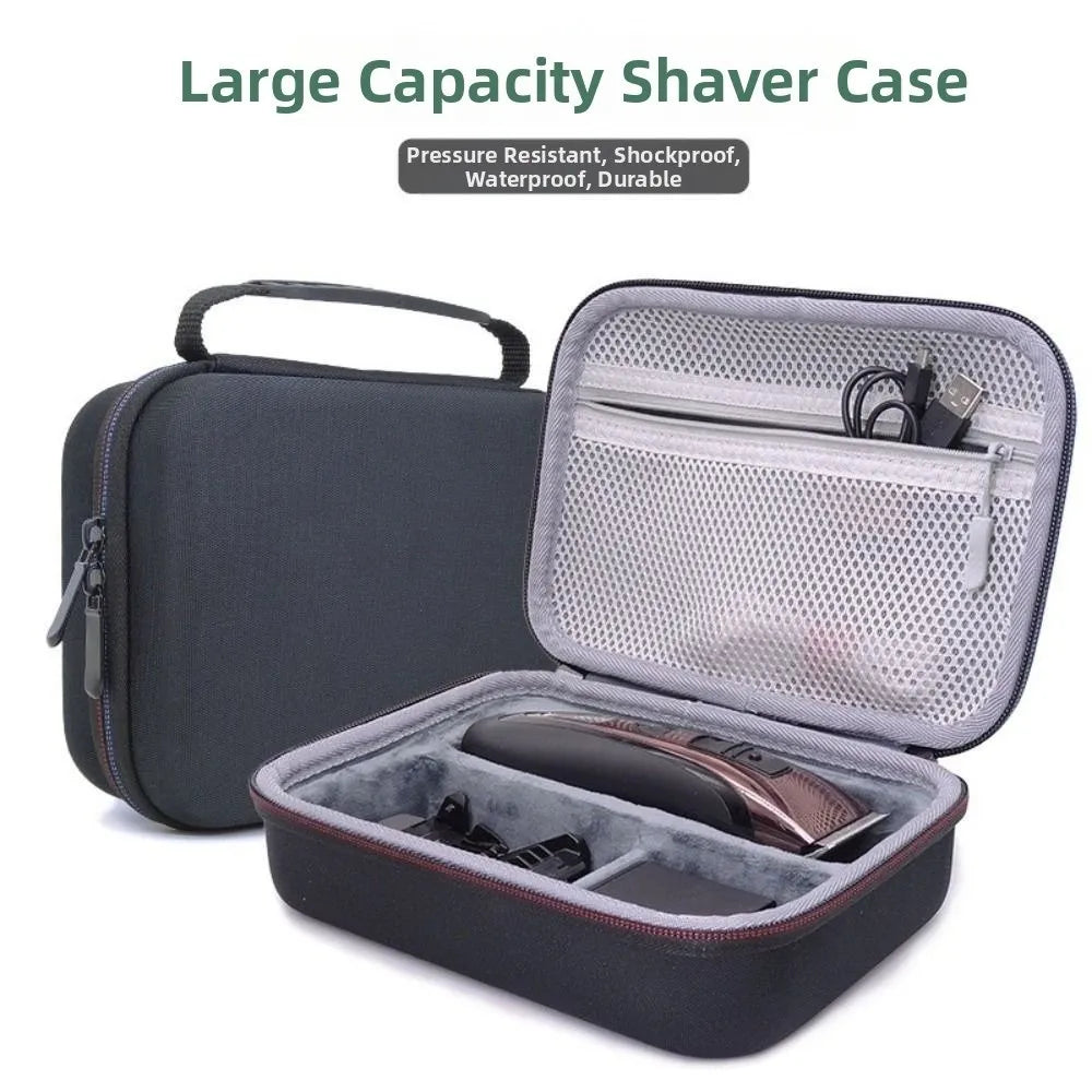 Waterproof Hair Trimmer Storage Box Shockproof Portable Shaver Protective Case EVA Anti-Scratch Electric beard grooming Cover Vue