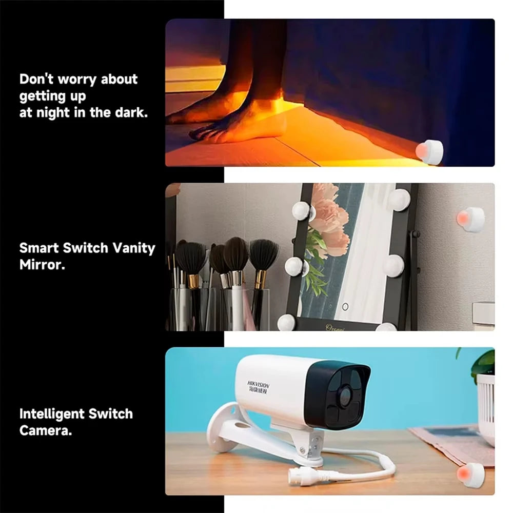 Motion Sensor Zigbee 3.0 Smart Human Body PIR Sensor Infrared Detector Security Alarm Sensor Support Z2M Home Assistant Vue