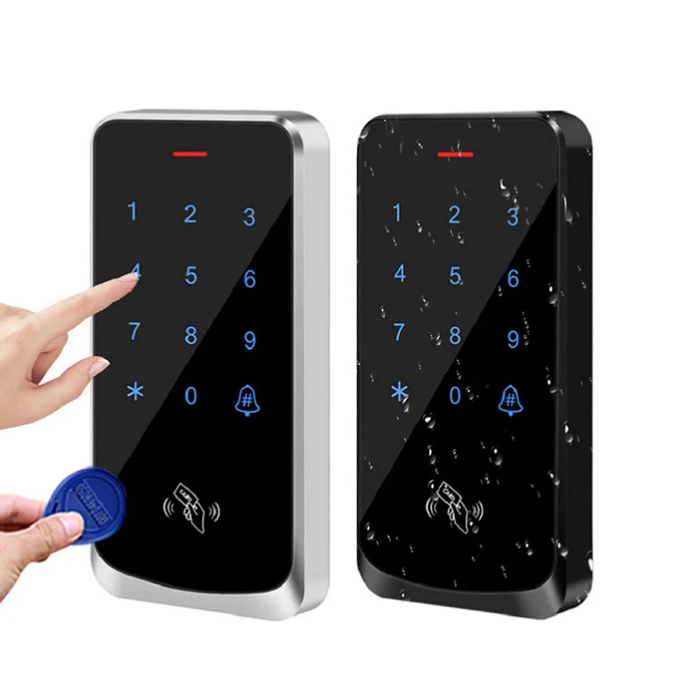 125Khz Access Control Keyboard Outdoor Access RFID Keypad Touch Backlit IP67 Waterproof EM Card Door Lock Opener Wiegand Reader Vue