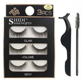 Eyelashes 3d mink lashes natural long make up false eyelashes eyelash brushes makeup eye lashes tweezers 3d lashes maquiagem Vue 3pairs X24kit