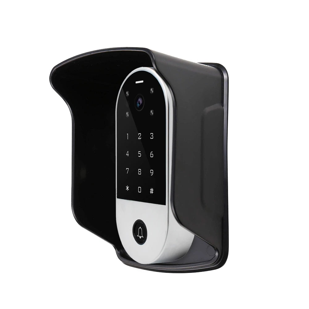 Wifi Video Intercom Access Control System Tuya Smart App Door Peep Camera For Apartment and Home RFID Access Control With Camera Vue