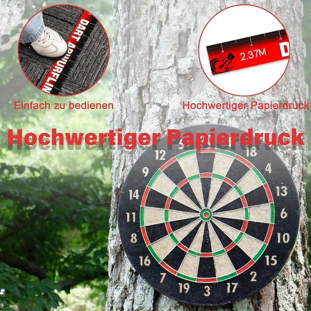 2pcs Dart Throw Line 56x5cm Dart Throw Toe Line Marker Floor Sticker Repositionable Tape Game Accessories for Bar Garage Office Vue