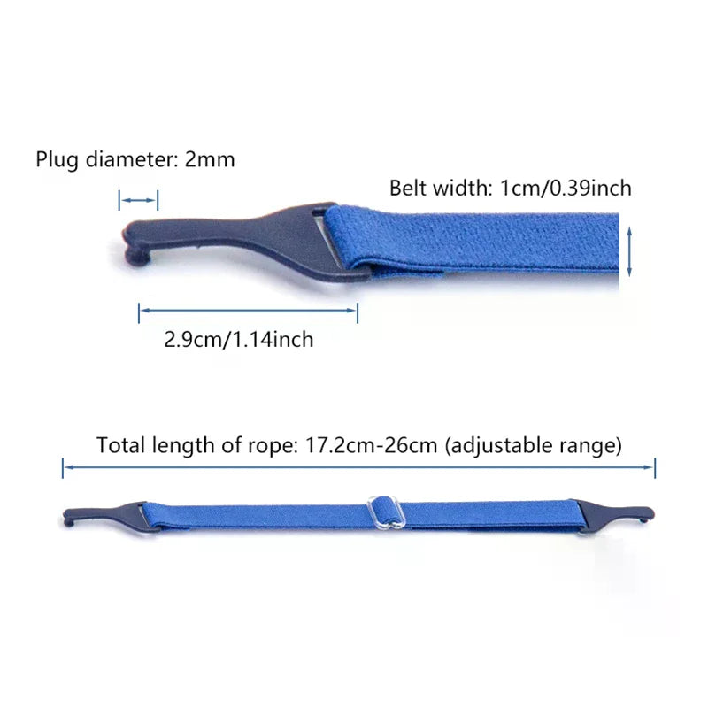 Removable Adjustable Eyeglasses Straps Chain Sunglasses Chains Sports Anti-Slip String Glasses Ropes Band Cord Holder Vue