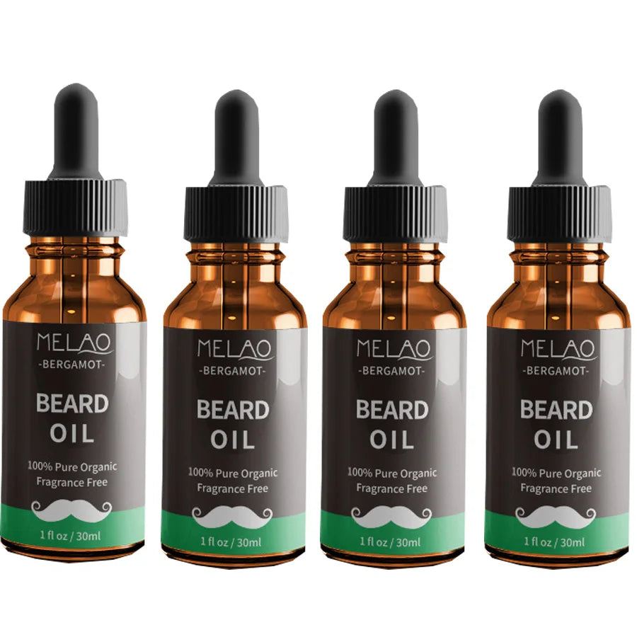 30ml Beard Growth Oil Serum For Men Beard Growth And Grooming Soften Strengthen Styling Beard Oil Beard Care Thicker Nourish Vue 30mlx4 pieces Other