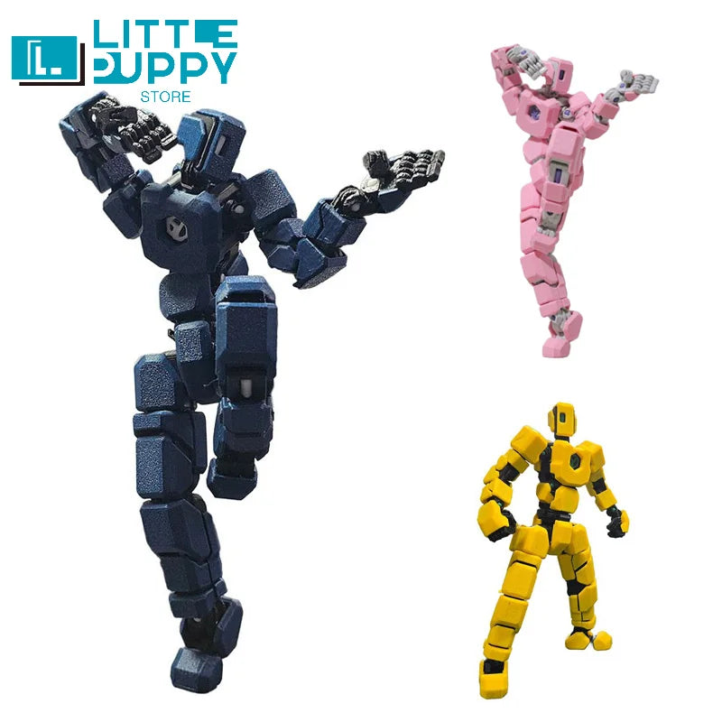 Poseable Anime Robot Action Figure | Multi-Joint Desktop Decor Anime Action Figure Vue