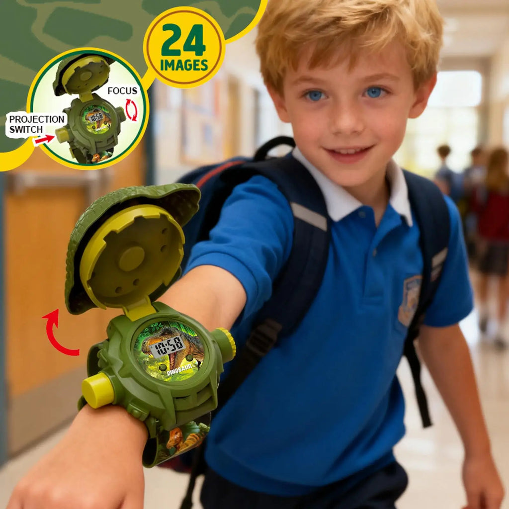 Kids Digital Watch, Silicone Adjustable LED Screen Toy Wristwatch, Waterproof Electronic Clock for Boys Girls Birthday Gift Vue