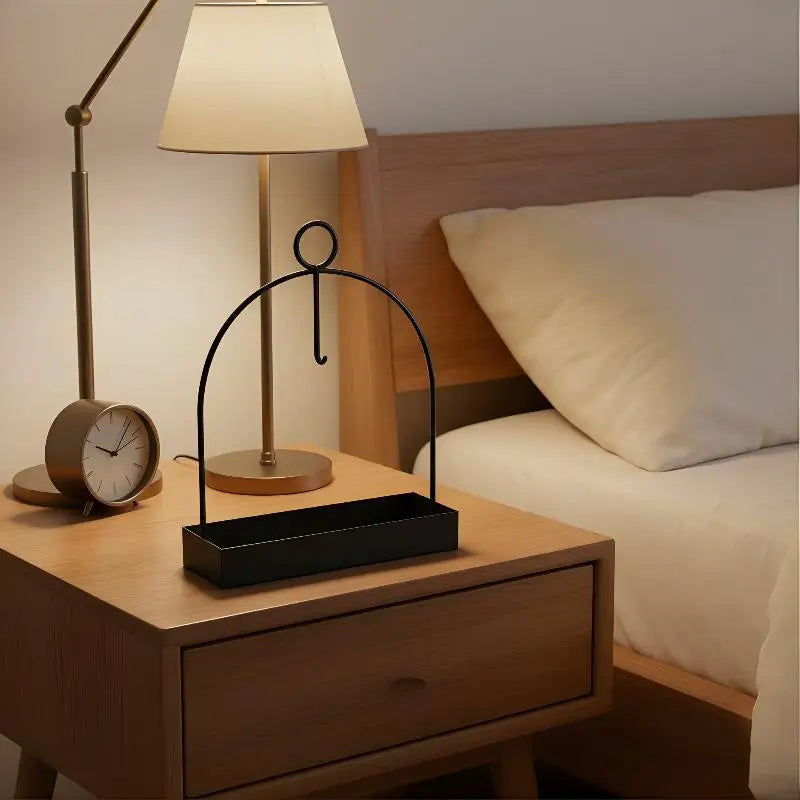 Mosquito Coil Holder Metal Sandalwood Plate with Hanging Hook for Home Bedroom Outdoor Mosquito Control Vue